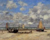 尤金 布丹 : Low Tide at Scheveningen